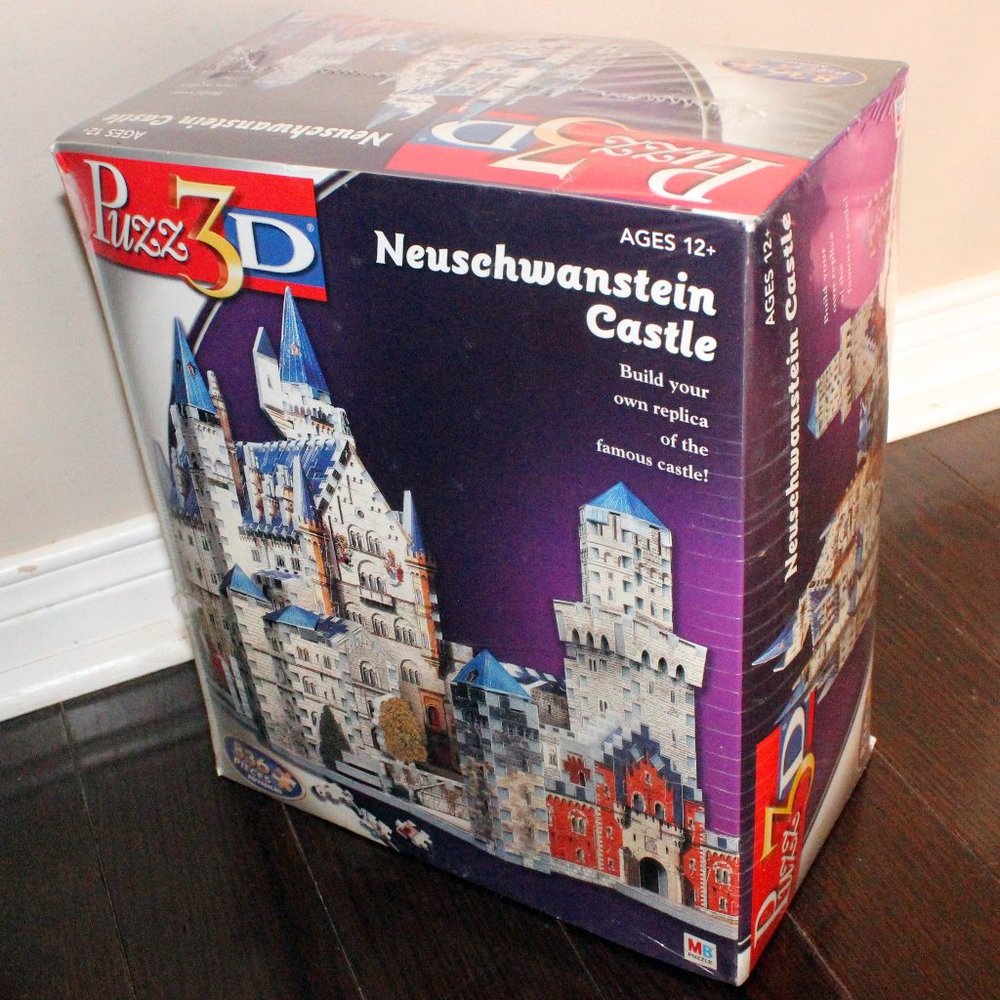3/$88❤️sealed Neuschwanstein Castle Wrebbit PUZZ 3D puzzle 2005 vintage #49739